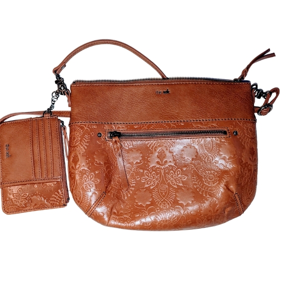 The Sak Ventura Leather Crossbody W/Attachable Wallet - Picture 1 of 7